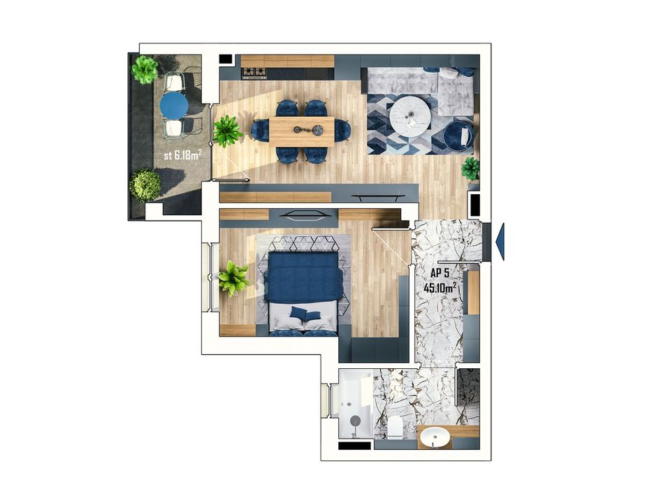 Apartament 2 camere