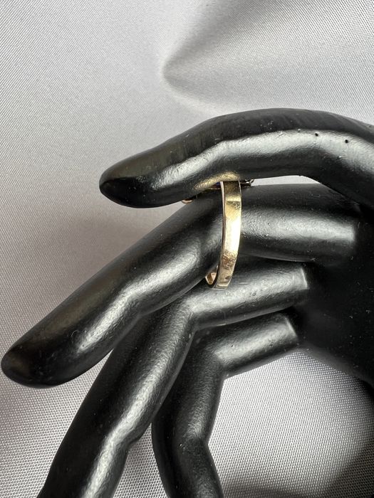 Inel din argint placat cu aur si zirconii