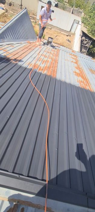 Том буяш  Tom bo‘yash Покраска крыши