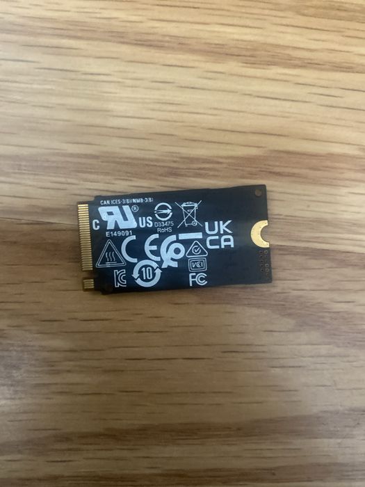 SSD NVMe Samsung 128GB Laptop - funcțional