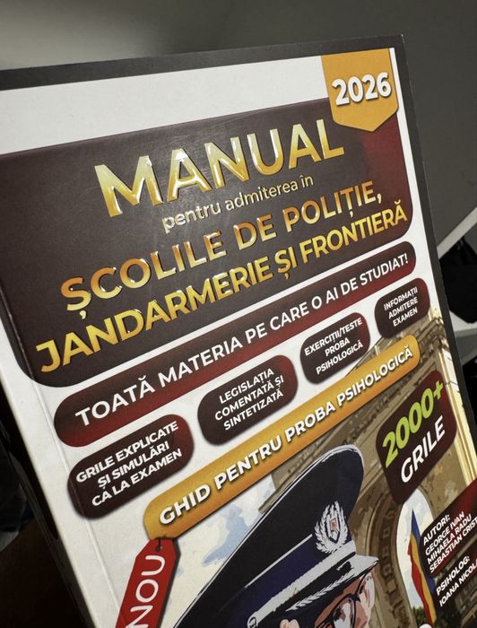 Admitere Politie 2026- carte Devino Politist