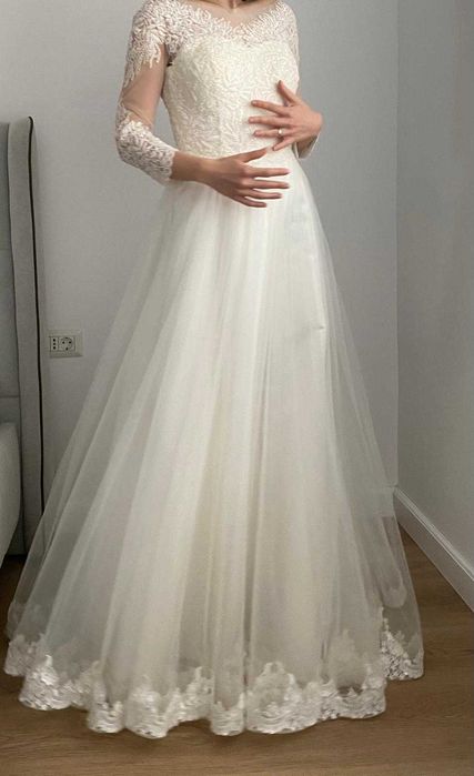 Rochie de mireasa nepurtata
