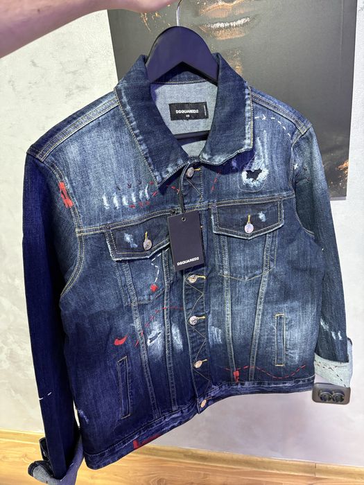 Geaca denim Dsquared2 model NOU