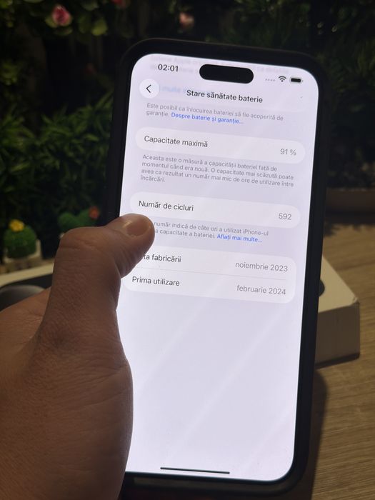 Iphone 15 Pro Max  ‼️Garantie‼️Bat 91%‼️