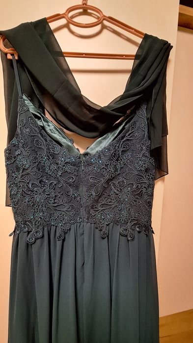 Рокля зелена бална