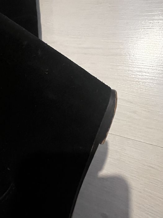 Cizme piele intoarsa dama Zara