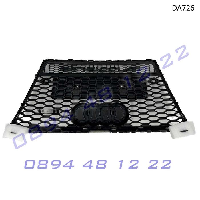 Предна решетка Audi A7 RS7 13-15 пчелна пита черна грил броня ауди а7