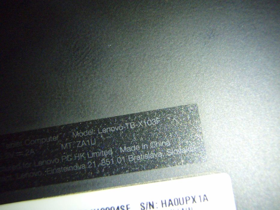 Tableta Lenovo TB-X103F ROM 16 Gb RAM 1 Gb