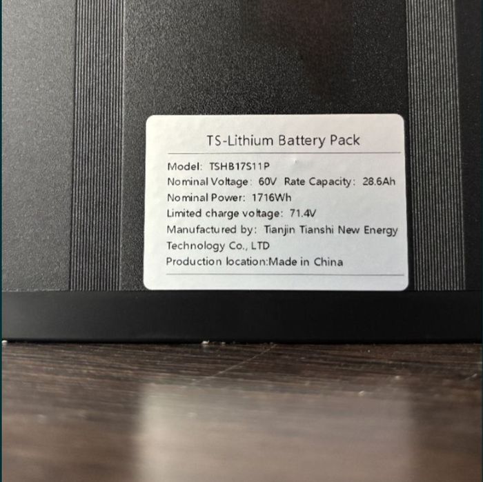 monster akumlyator 60V original