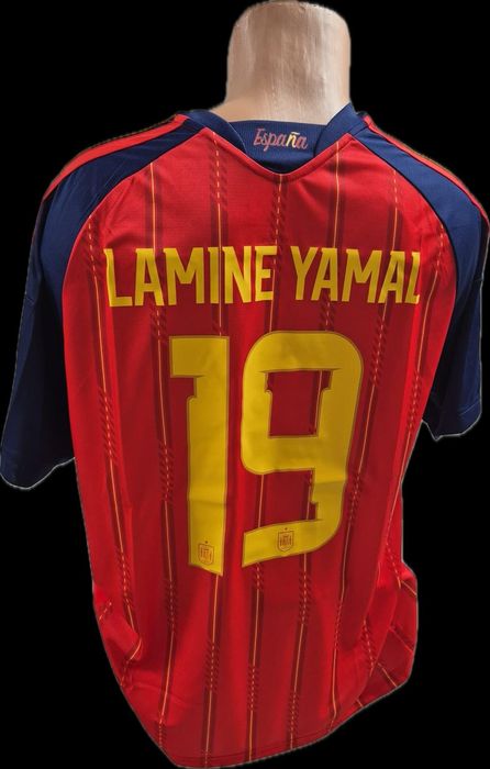 Tricou fotbal Spania Lamine Yamal mărime XL Cupa Mondiala