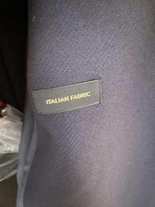 Palton de iarna elegant, bleumarin inchis Massimo Dutti XS