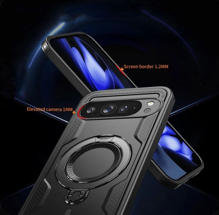 Чехол Magneto Case с кольцом для Google Pixel 10 Pro XL (черный)
