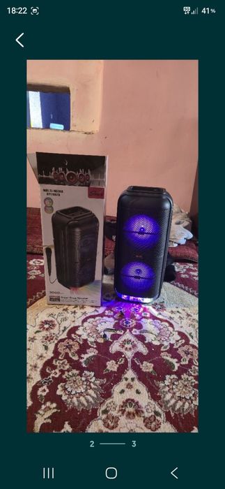 Колонка портативная . Новое.