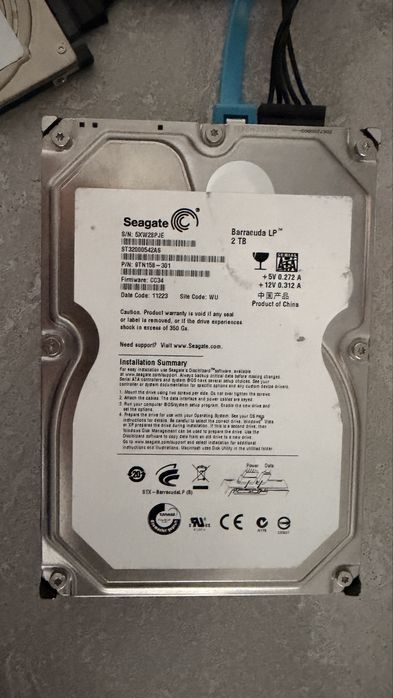 Hard Disk Drive 1Tb , 2Tb SATA
