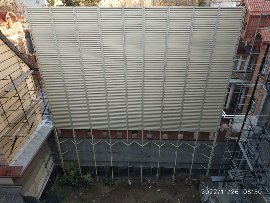 Жалюзи забор металлический каркас