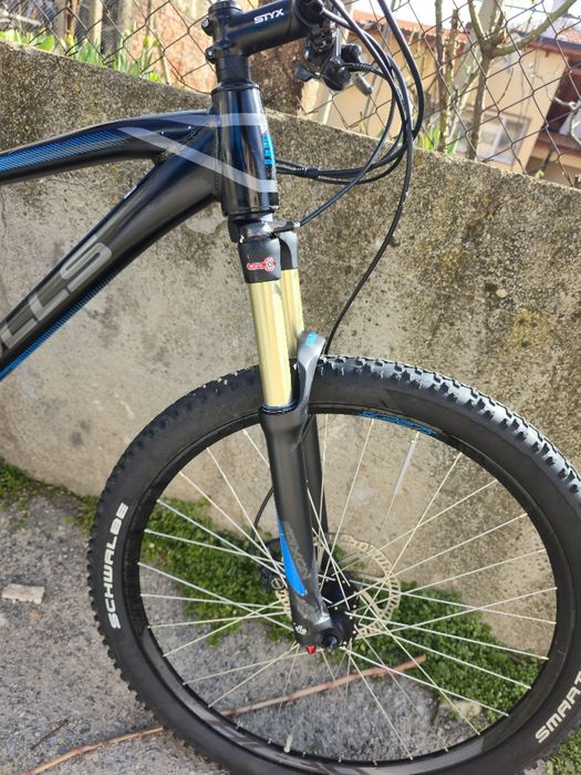 Bulls 27.5 мекица Въздушно окачване Sr Suntour 3x9 скорости Shimano De