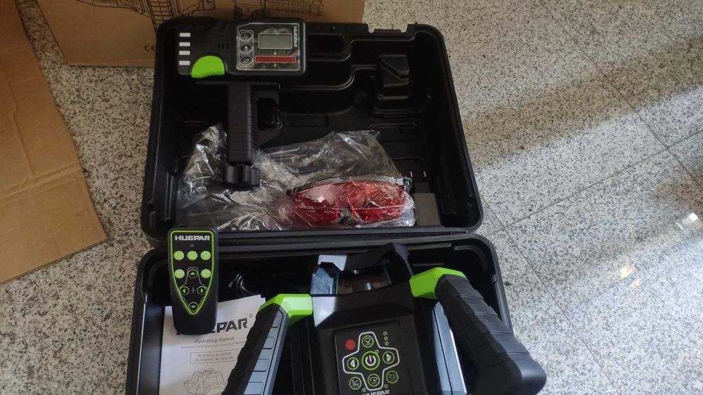 Лазерни нивелири Huepar , 4D, 16 линии с LCD  Оригинални!