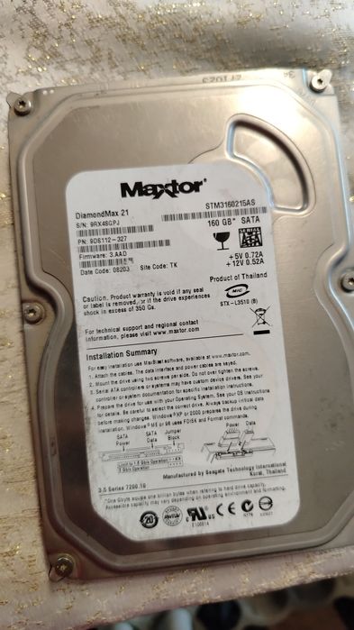 Maxtor 160 gb sata