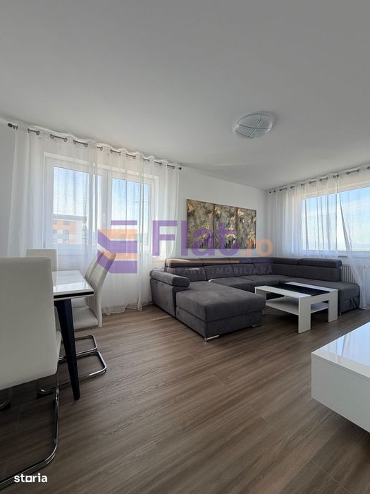 Apartament nou cu 3 camere și terasă de 9 mp – prima închiriere