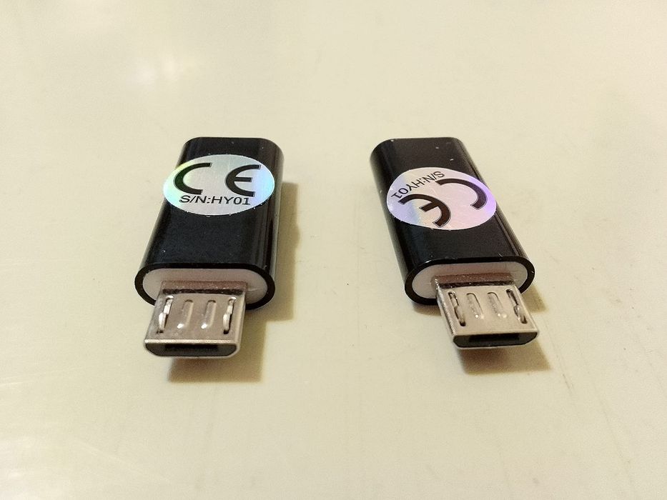 Adaptor USB 2.0 de tip A la USB- C negru