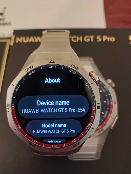 Smartwatch Huawei GT5 Pro Titanium garantie
