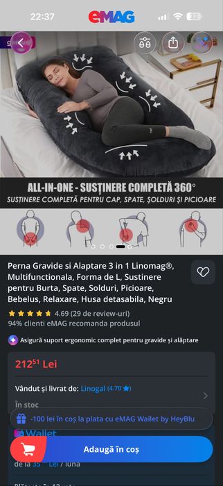 Perna gravida si alaptare 3 in 1