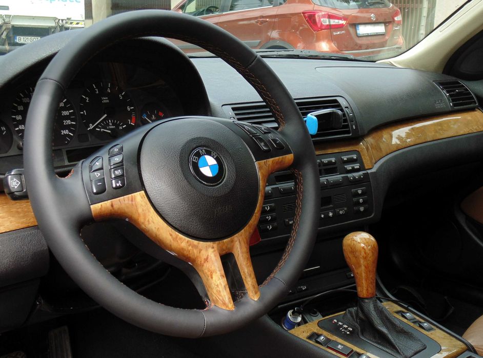 Imbracare volan in piele naturala Nappa