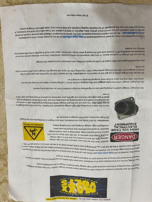 Grid charger MAXX-VOLTS/încărcător baterie hibrida Honda,Toyota