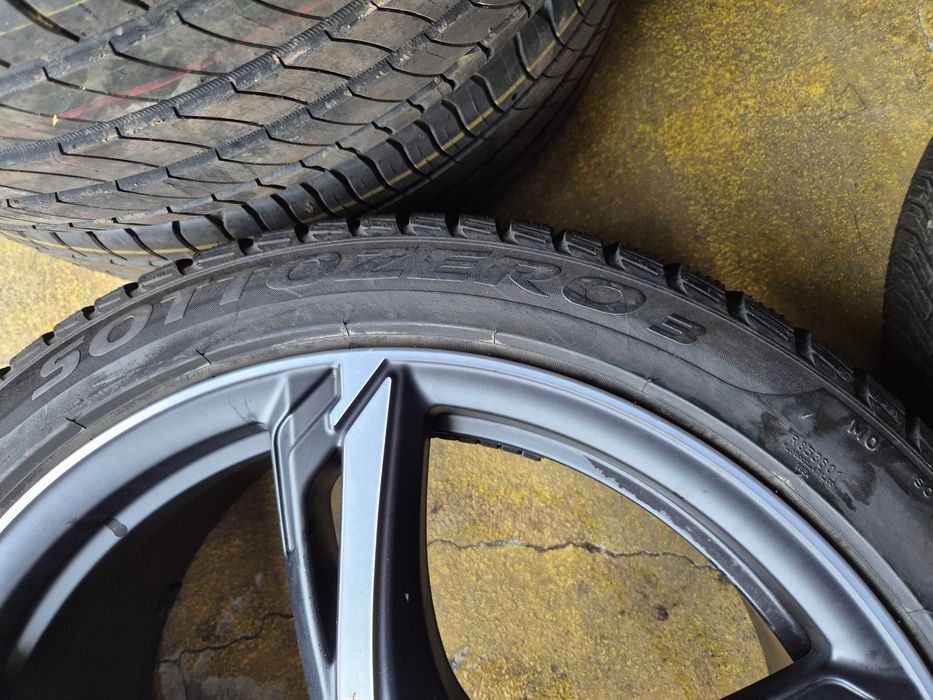 ROTI Jante + Anvelope IARNA - 5x112 255/40/20 - Dedicate VW Tiguan - Jante CA NOI / Anvelope CA NOI 2021 PIRELLI
