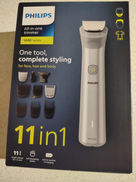 Aparat de tuns multifunctional 11 in 1 Philips Multigroom MG5030/15