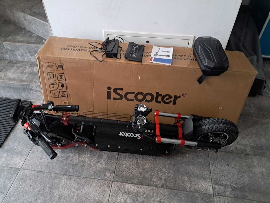 Trotineta electrica iScooter ix8 | 2motoare* 1200W | Off-Road - NOUA
