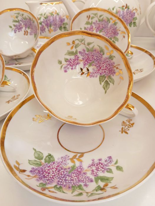 Руски порцелан. Сервиз .