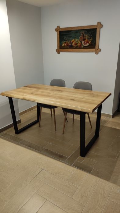 Бар столове и маси от масивно дърво + метал – ръчна изработка,