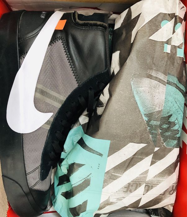 Off White Nike Blazer Mid Black (Grim Reaper)