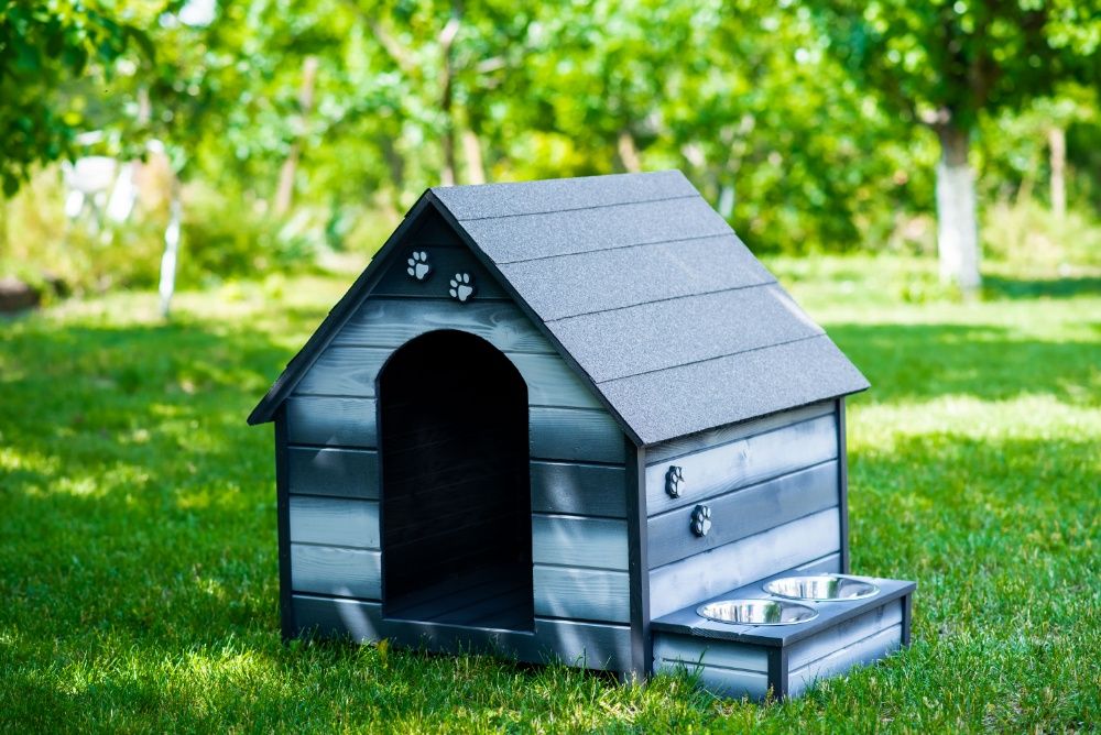 Къща за куче - Сива,размер ХЛ - Къщи за кучета ,Колиби за кученца