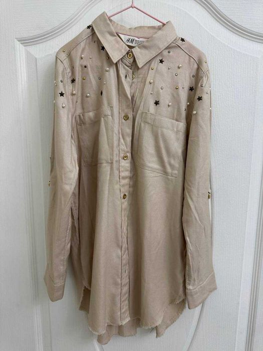 Новые Рубашки /Блузки /Свитшоты Zara, Mango, H&M от 6 до 12 лет