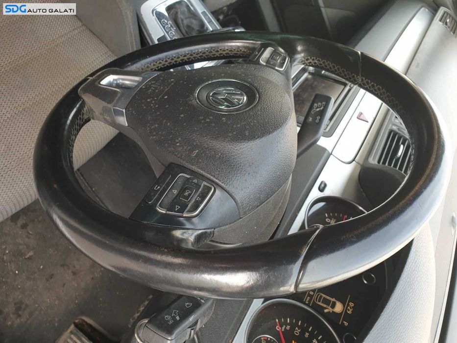 Volan Piele 3 Spite cu Comenzi Fara Airbag Volkswagen Passat CC 2008 - 2012 [C3875]