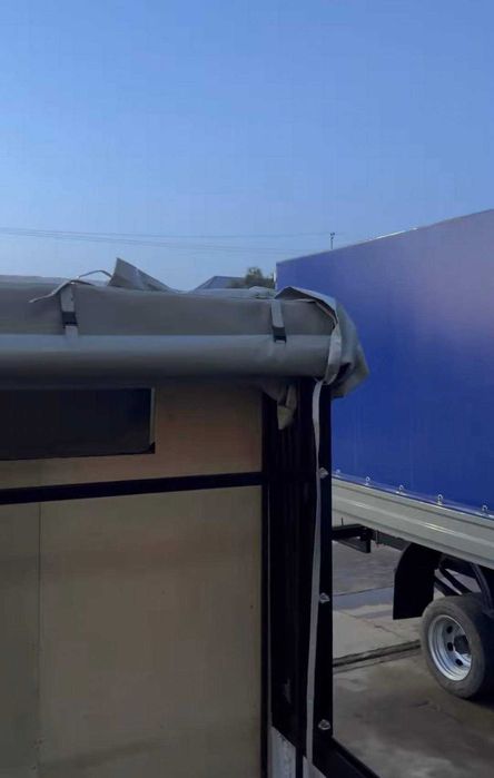 Barcha turdagi yuk mashinalari uchun yig'ma tent xizmati.