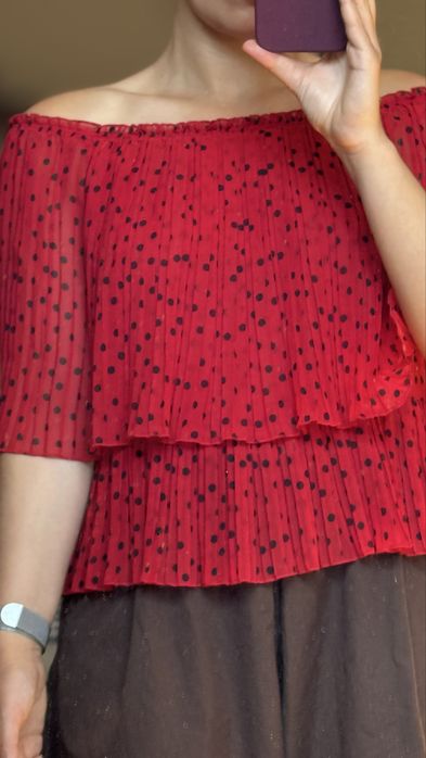 Риза Zara червена