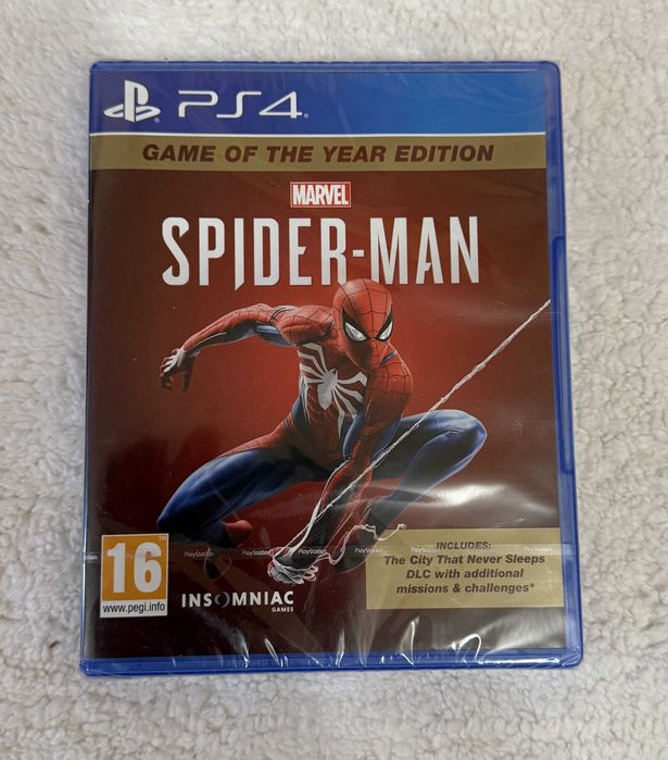чисто нова Marvel's Spider-Man Game Of The Year Edition, GOTY, PS4/PS5
