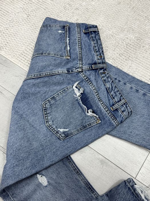 Дамски сини дънки