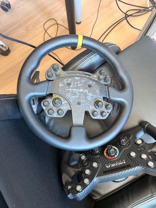 MOZA Direct Drive Racing Simulator комплект, 2 волана, шифтър, ръчна, педали, 34" curved монитор