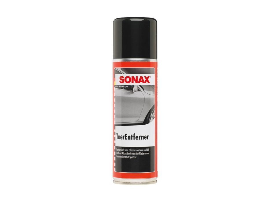 Spray pentru indepartarea gudronului si uleiului Sonax 300 ml, curata pete persistente de smoala, grasime si protectie underbody