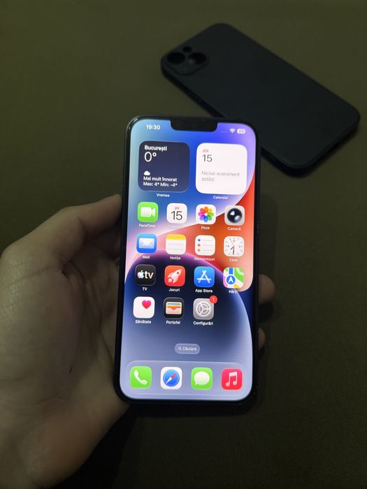 Vand iPhone 14 Plus negru 85% bateria