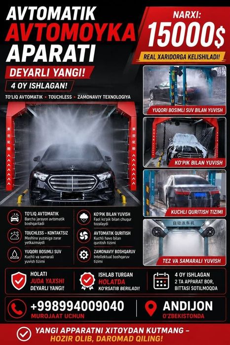 Mashina yuvish apparati