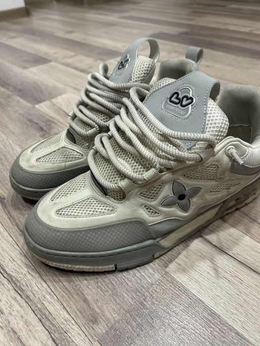 lv skate grey,white