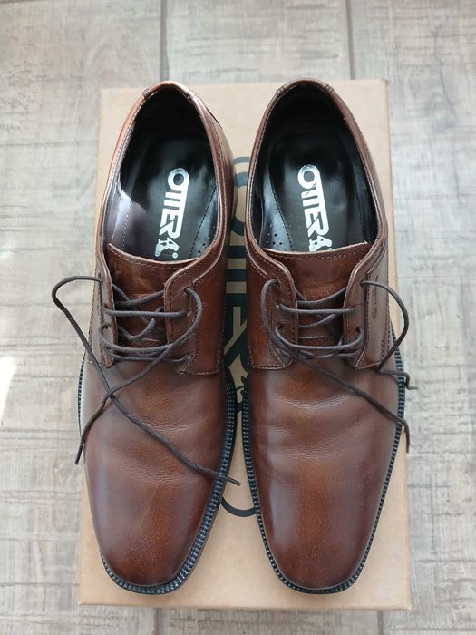 Pantofi barbati piele cognac