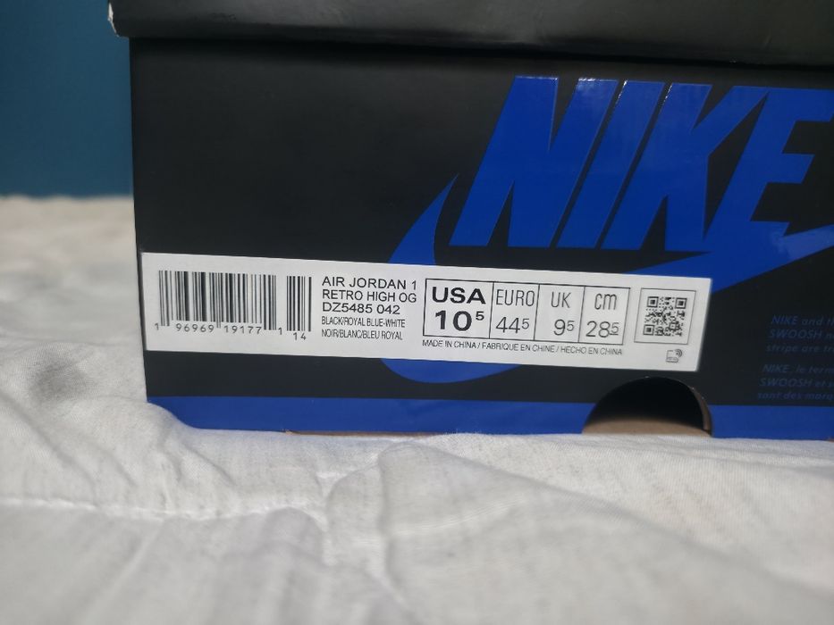 Jordan 1 Navy Blue 44.5