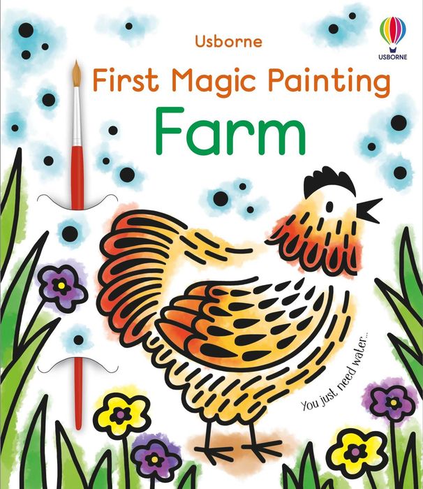 Carte de pictat cu apa Magic painting Usborne