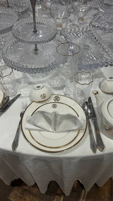 Prokat chini idishlar va stol stullar